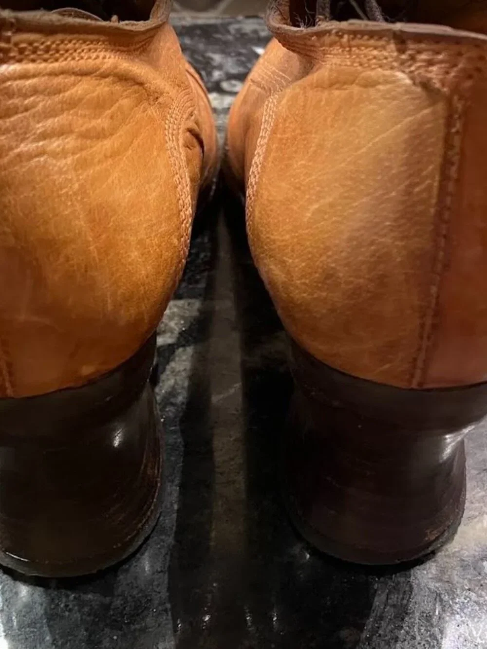 Vintage Nordstrom Stacked Heel Oxford